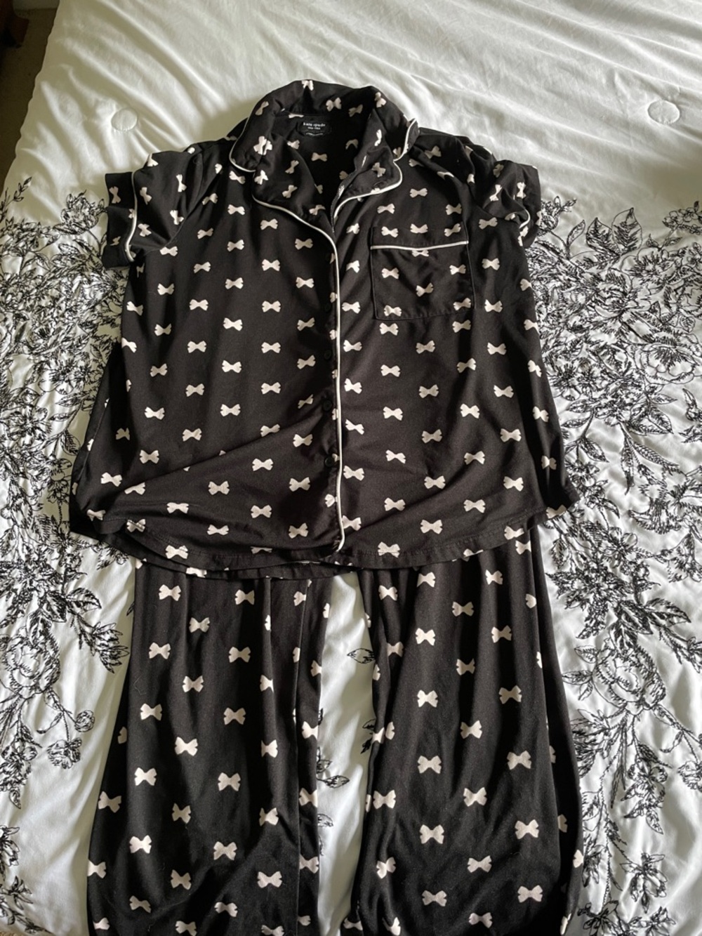 Kate Spade Bow Print Pajama Set